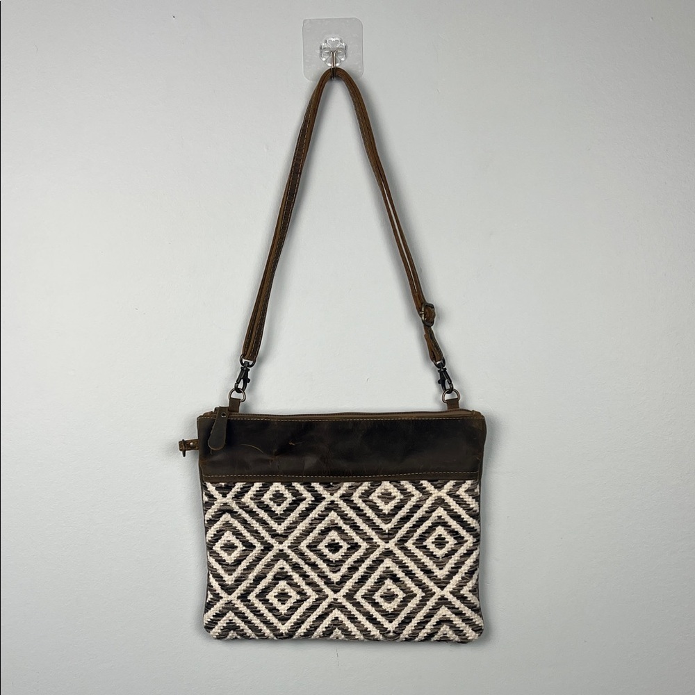 Myra Bag geometric adjustable crossbody bag